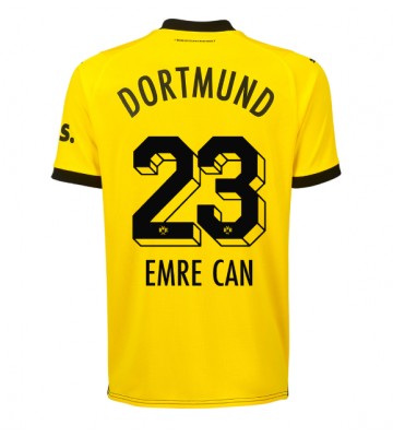 Borussia Dortmund Emre Can #23 Hjemmebanetrøje 2023-24 Kort ærmer